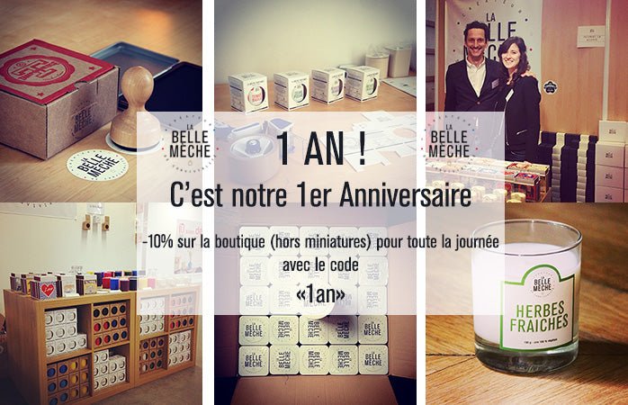 1 an - La Belle Mèche