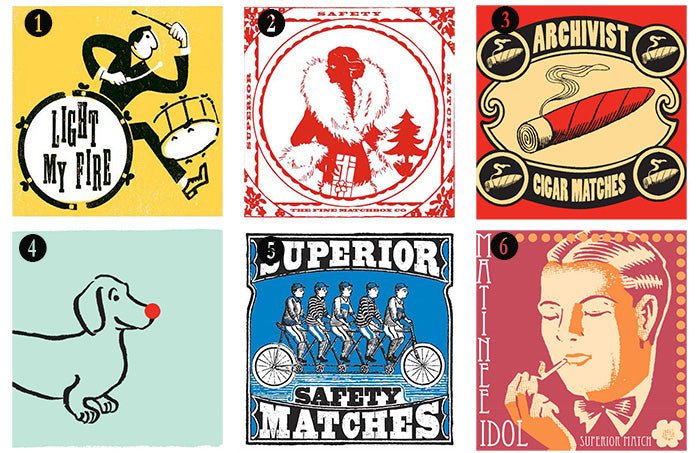 CONCOURS : Découvrez les boites d'allumettes - La Belle Mèche