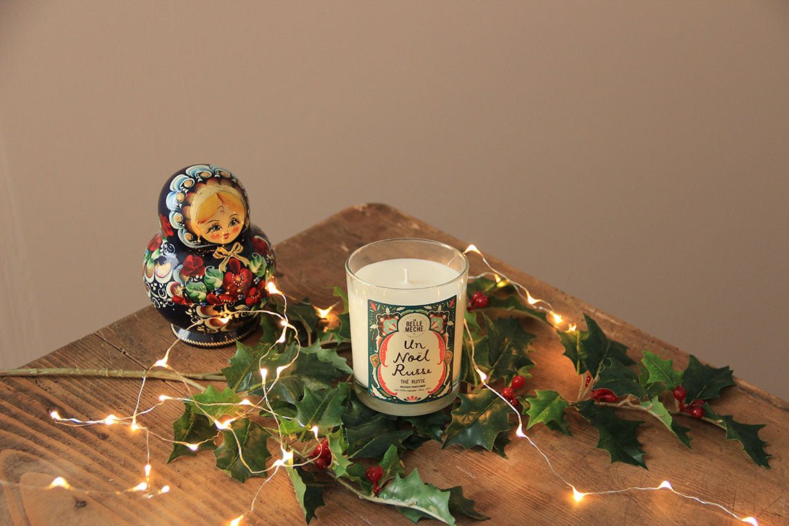 La nouvelle bougie illustrée La Belle Mèche : Un Noël Russe - La Belle Mèche