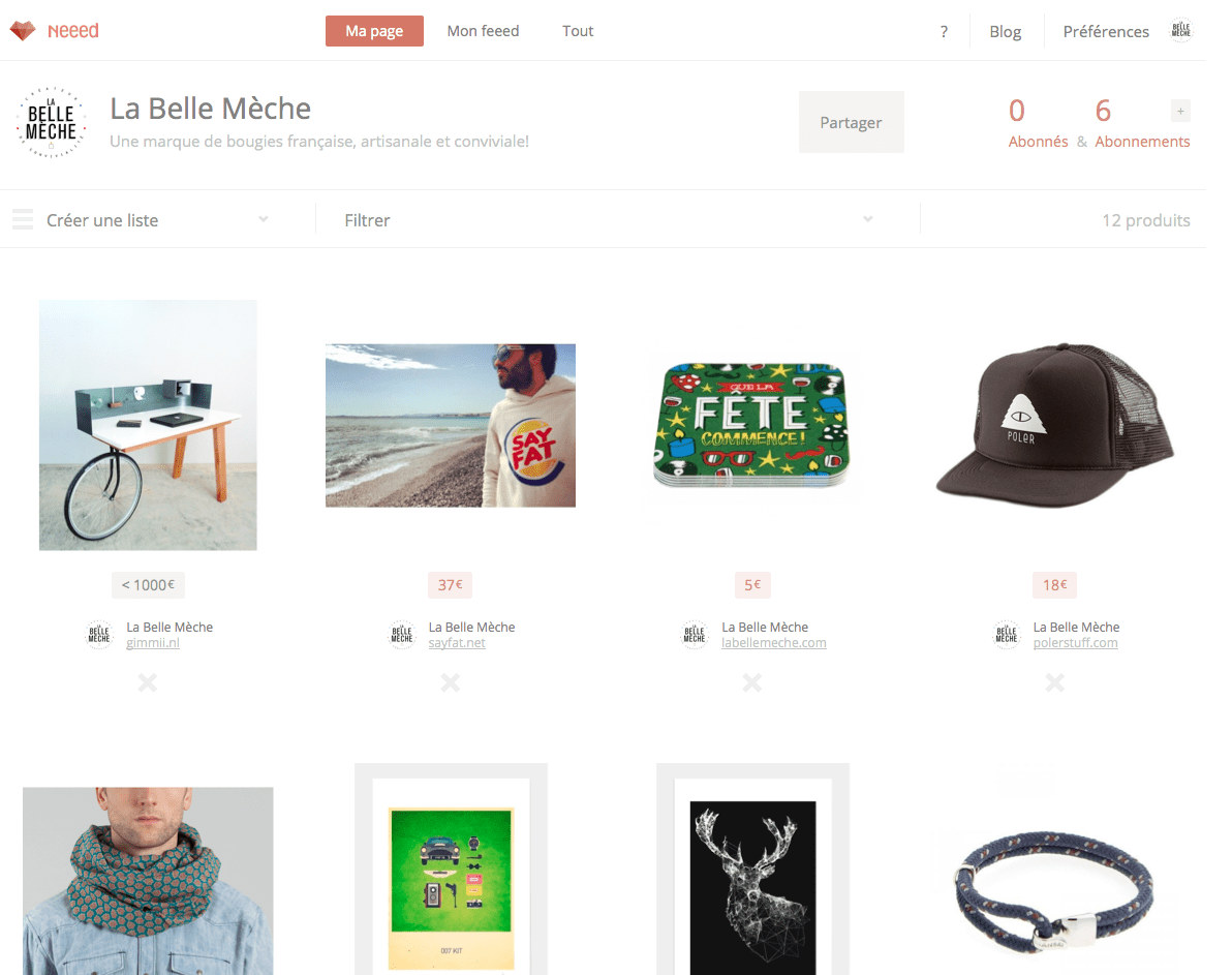 Neeed : le nouvel outil pour partager ses coups de coeur - La Belle Mèche