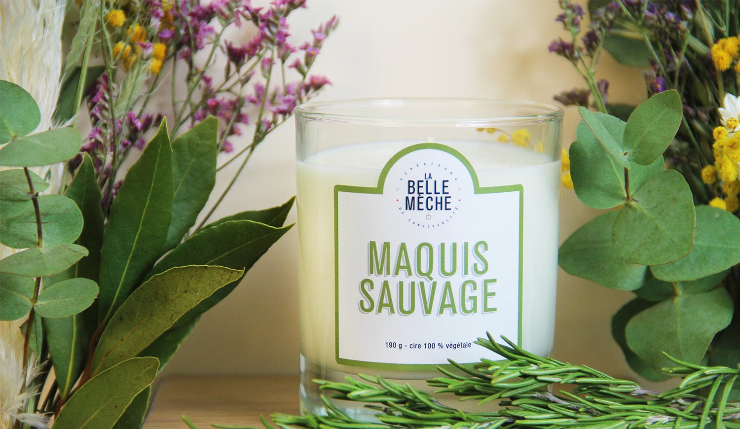 Nouvelle bougie parfumée : Maquis Sauvage ! Cap pour la Corse... - La Belle Mèche
