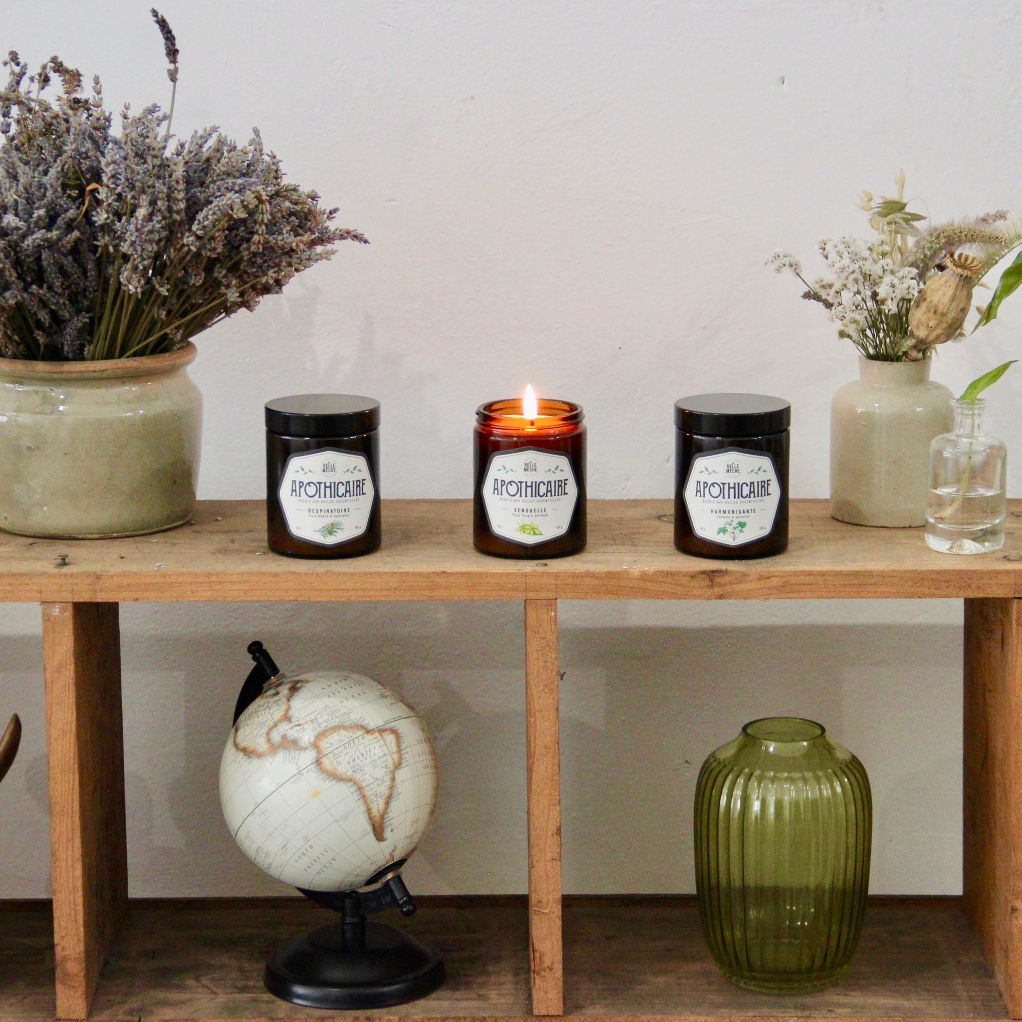 Nouvelles bougies Apothicaire - La Belle Mèche