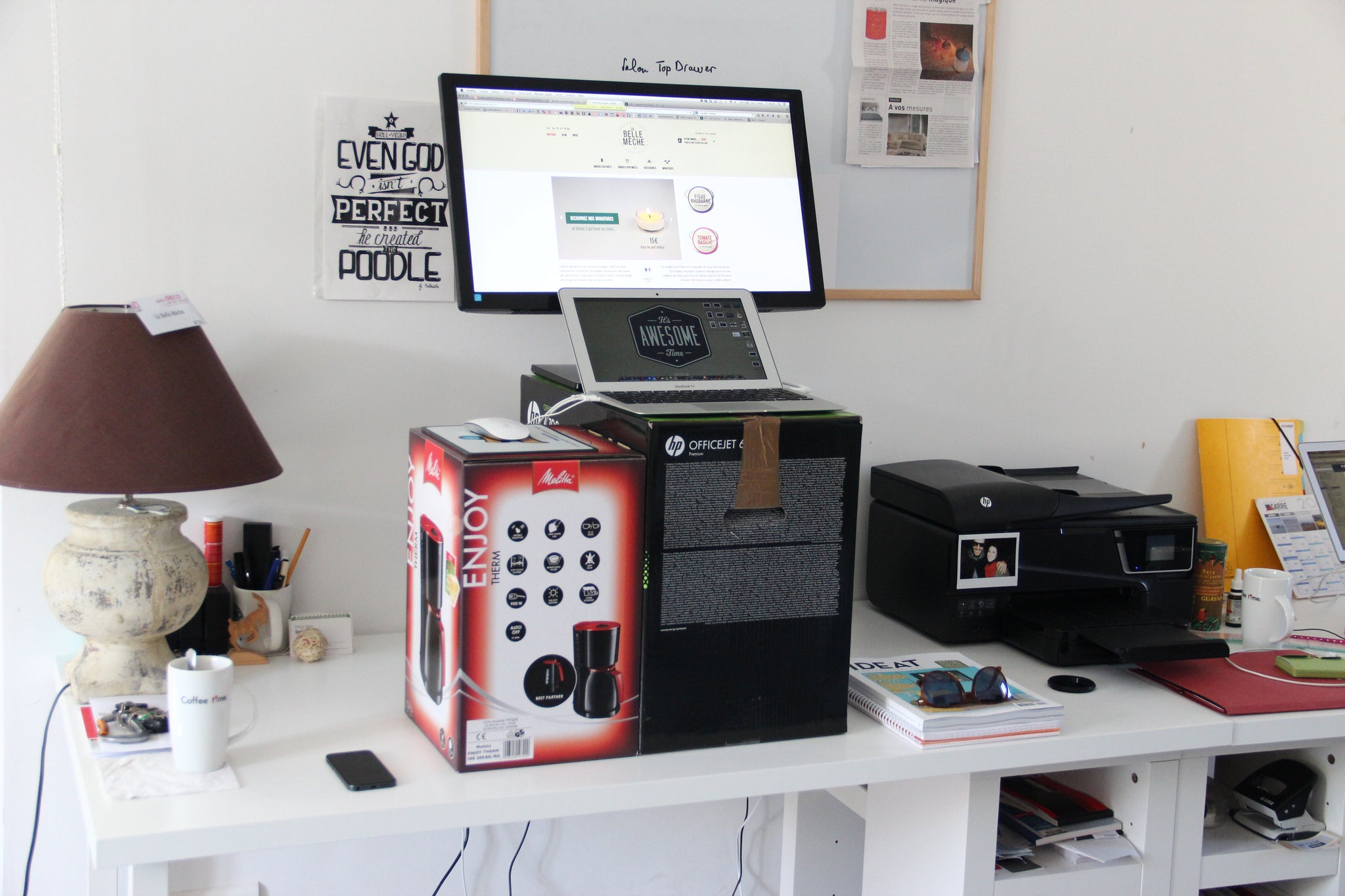 Travailler debout - La Belle Mèche