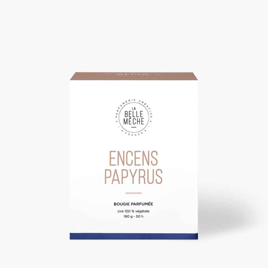 Bougie Parfumée Encens Papyrus - La Belle Mèche