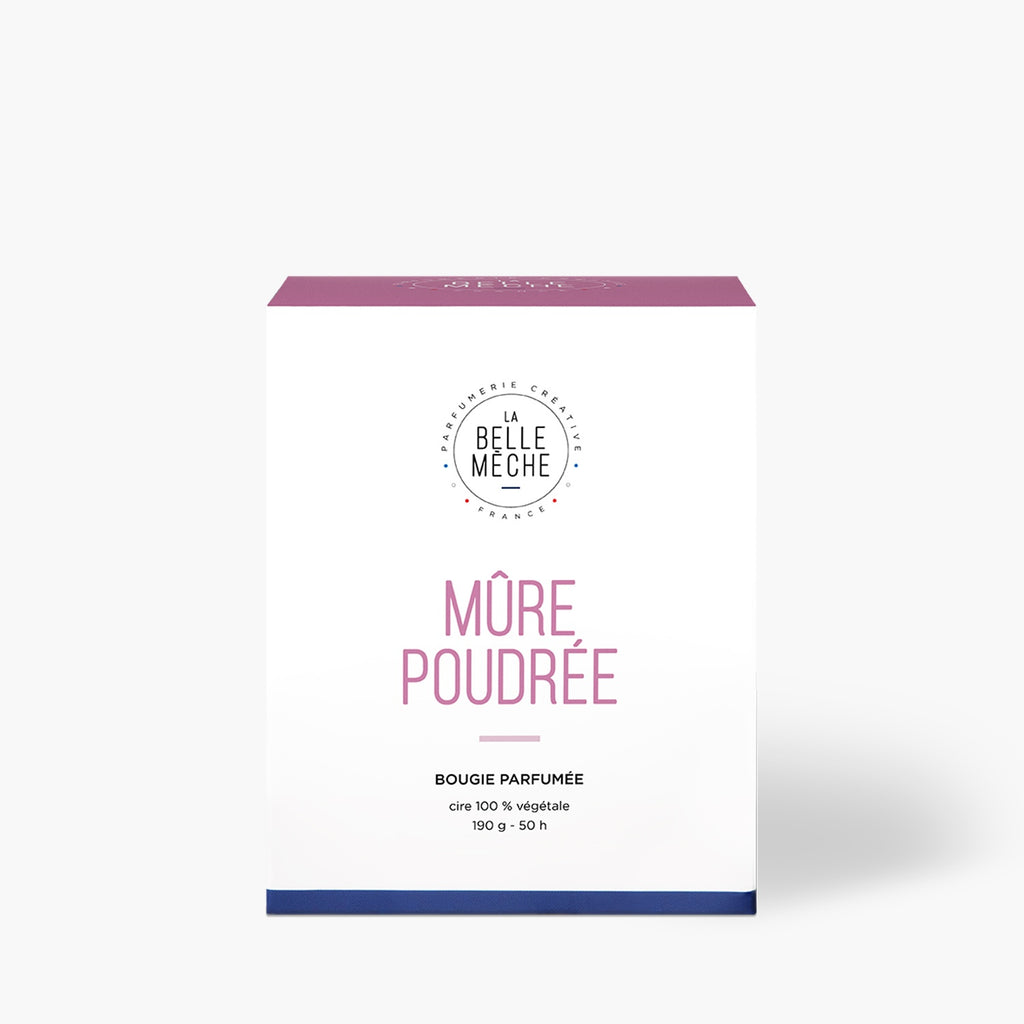 Bougie parfumée naturelle Mûre Poudrée